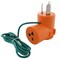 Ac Works Plug Adapter, 6-15/20R, 10-50P, 6-20P, 10-50P, 0 ft., Orange AD1050620 - alternate 1